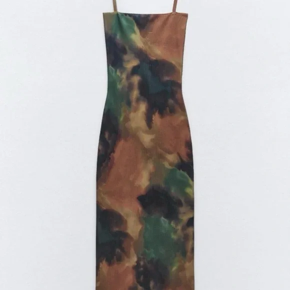 ❤️  ZARA Slip Dress Midi - Picture 9 of 12